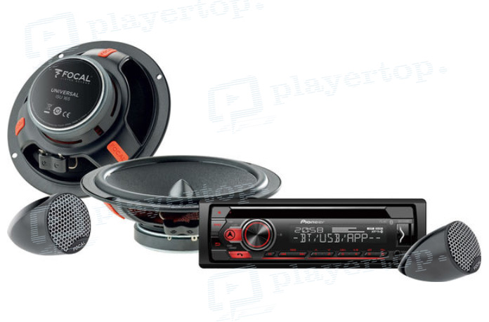 Autoradio avec sortie subwoofer